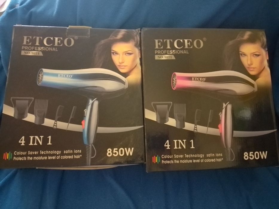 Фен ETCEO 4в1  з різними насадками