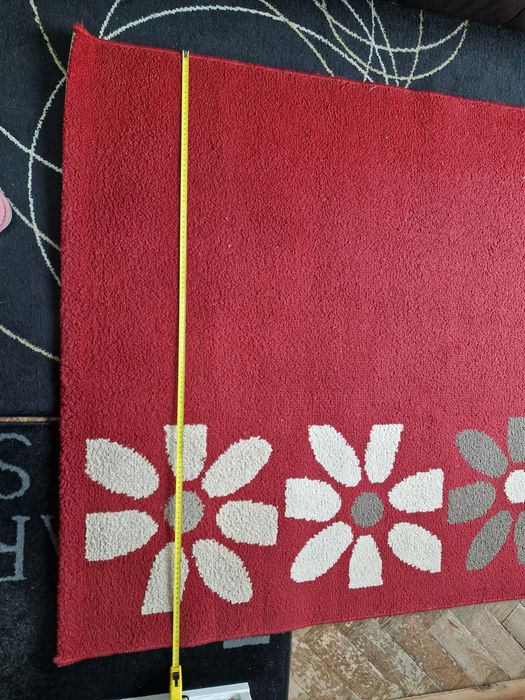 Tapete Floral Vermelho 167cm×118cm
