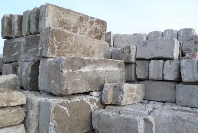 Фундаментные блоки б/у