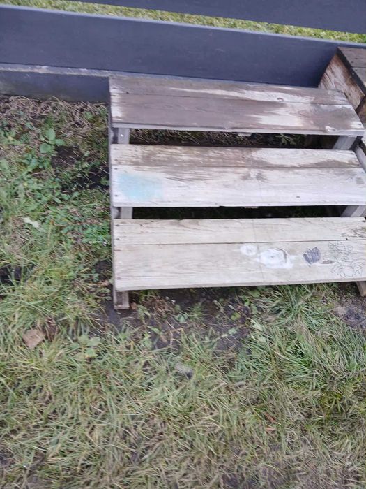 Schody tymczasowe na budowę