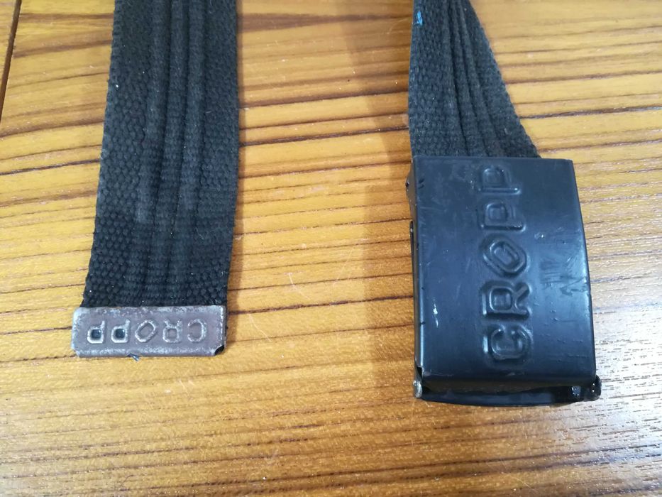 Czarny pasek do spodni CROPP