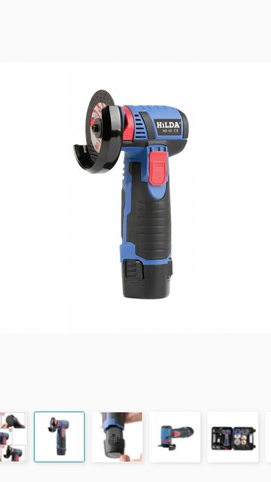 Szlifierka akumulatorowa 2x akumulator 12v 75mm