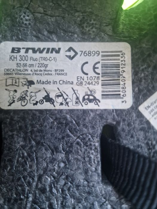 Kask rowerowy 52-56 cm