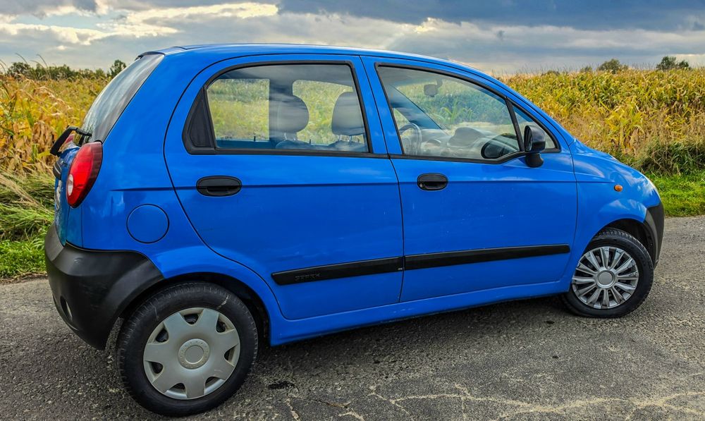 Chevrolet Spark 0.8 52km 2007r 115 tyś km krajówka zero rdzy zadbane auto