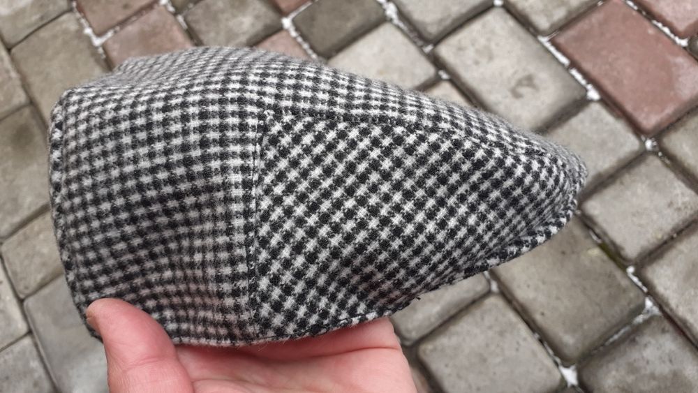 Новая мужская кепка (плоская кепка)узором «гусиная лапкаTom Franks.60p