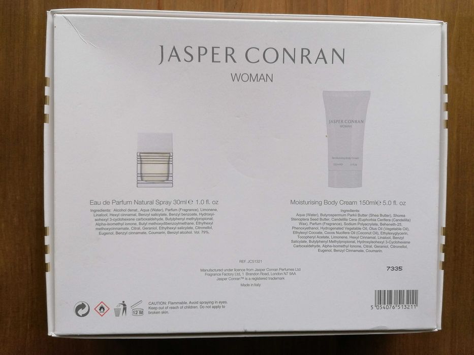 Jasper Conran perfumy + balsam 100 % oryginał NOWE prezent