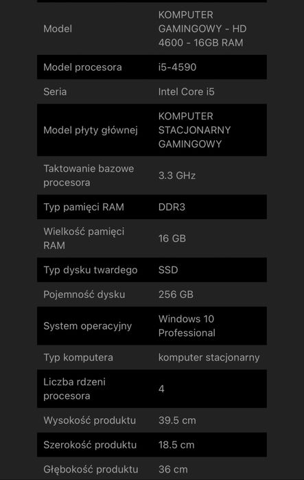Komputer gamingowy + karta graficzna