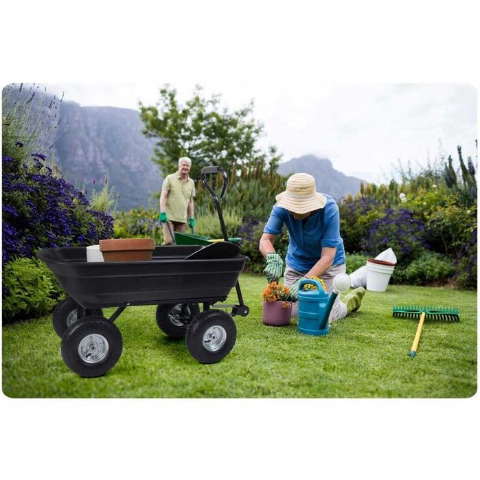 Прицеп причіп візок тележка 200/300кг тачка садовый инвентарь садовая