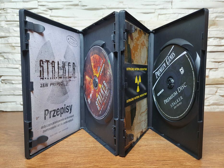 STALKER: ZEW PRYPECI + pocztówki mapa - polskie wyd. Premium Games PL