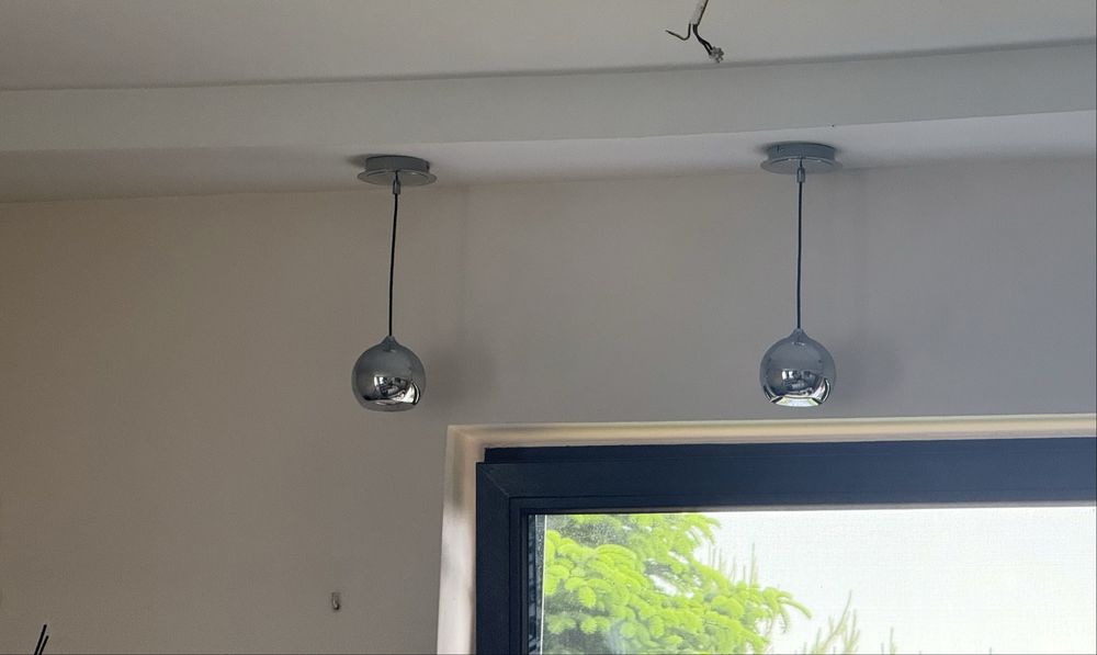 Lampa wiszac srebrne 1 szt