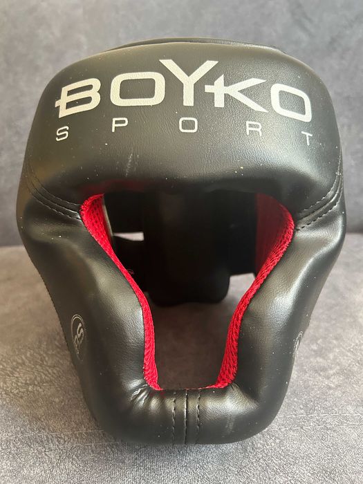Шлем для бокса, кикбоксинга, единоборств Boyko-Sport №3 черный М