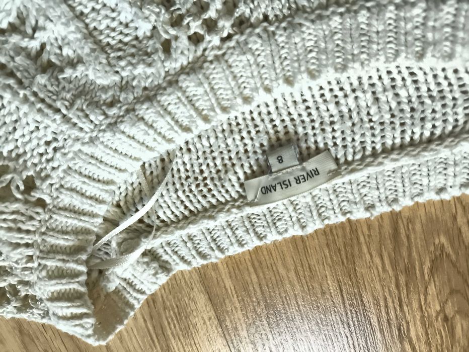 Ażurowy sweter River Island, rozmiar S