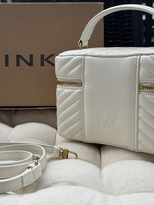 Жіноча сумка Pinko Mini Vanity Bag / біла / нова