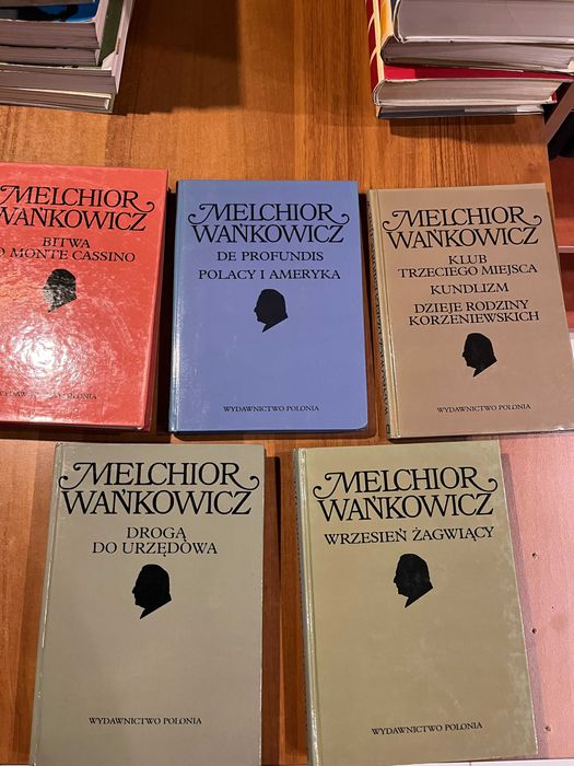 Melchior Wańkowicz Dzieła Emigracyjne , komplet 1-5, wyd. Polonia 1992