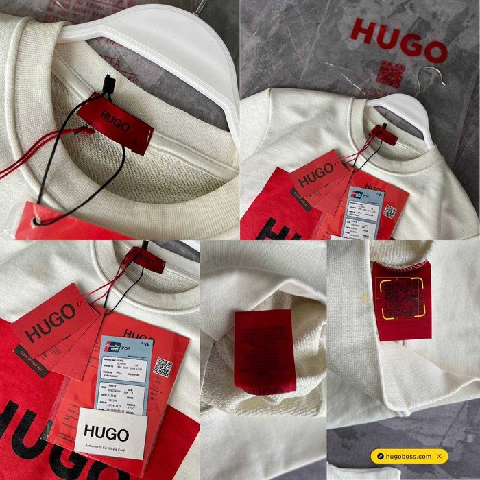 Світшот Hugo Boss Luxe з qr-code біркою i57/760-31: 1 780 грн ...