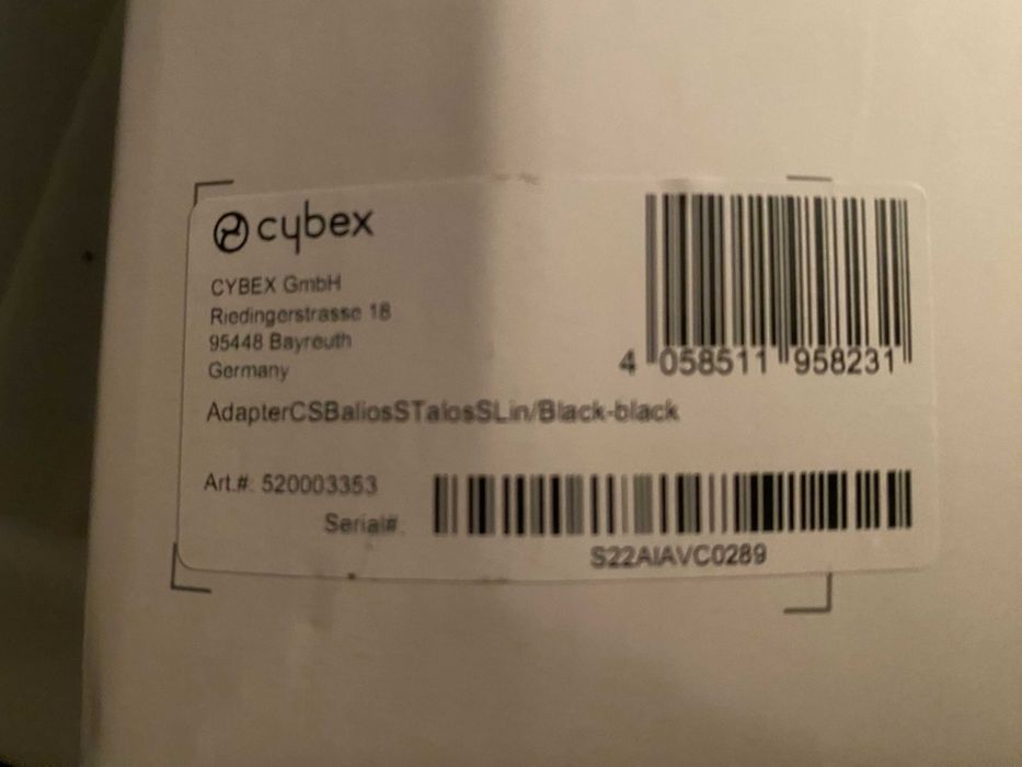 Adaptadores para carrinho/ovo - marca Cybex