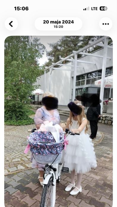 Sukienka Komunia 140 r biała
