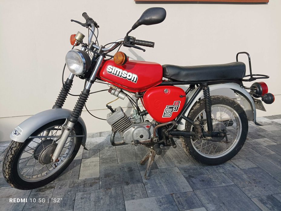 Zawieszenie przód - lagi - Simson S51 - 1983 - oryginał DDR.