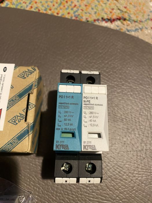 Kiwa Ogranicznik przepiec PO l 1+1 280v/12.5ka