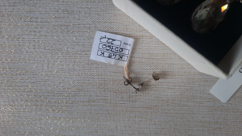 Kolczyki yes kryształ górski gratis małe