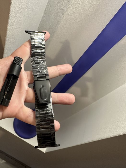 Новый Металический Браслет ремень Apple Watch 42/44/45/49 регулируется