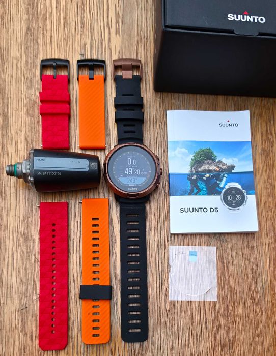 Komputer nurkowy Suunto D5 Copper + TANK POD