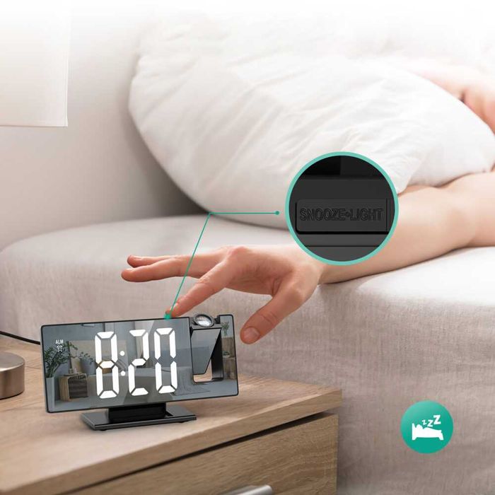 Zegarek budzik cyfrowy 2068L