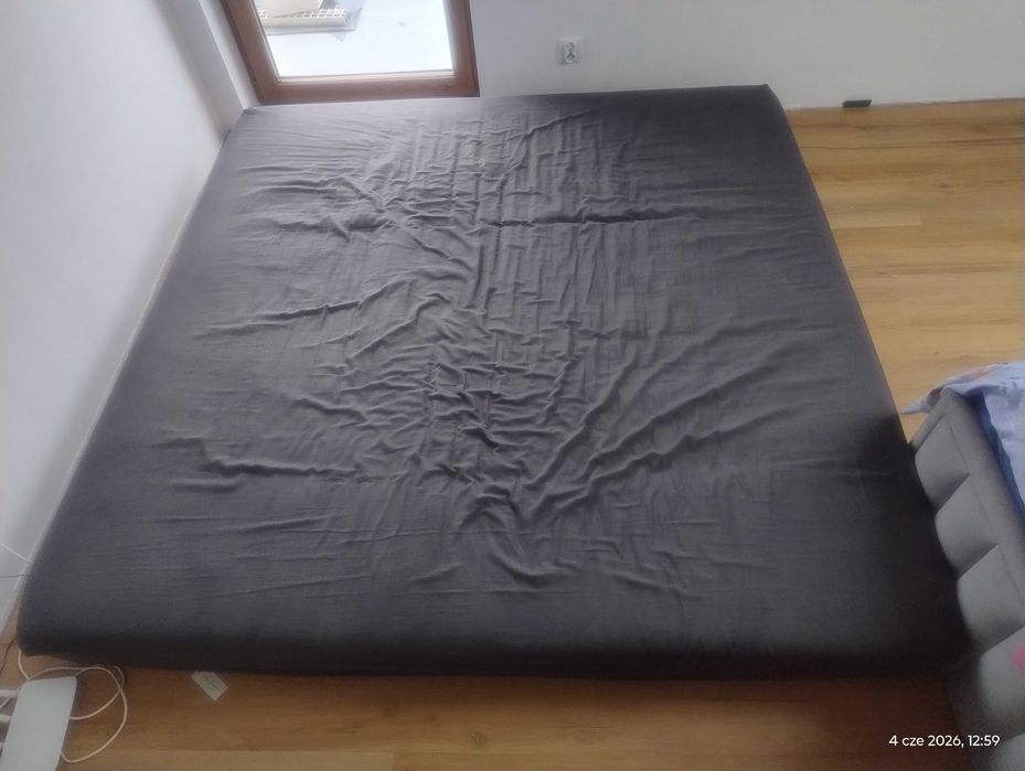 Materac 200x 200cm dwustronny 24cm+ toper