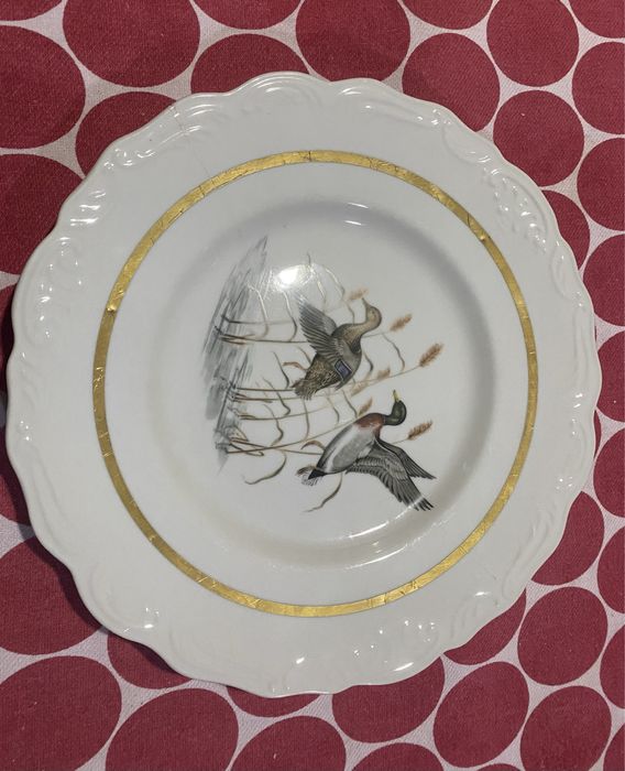 Prato decorativo muito antigo Vista Alegre