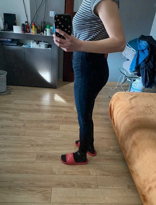 Spodnie czarne shein rozmiar 34 stan bardzo dobry 10% rabatu