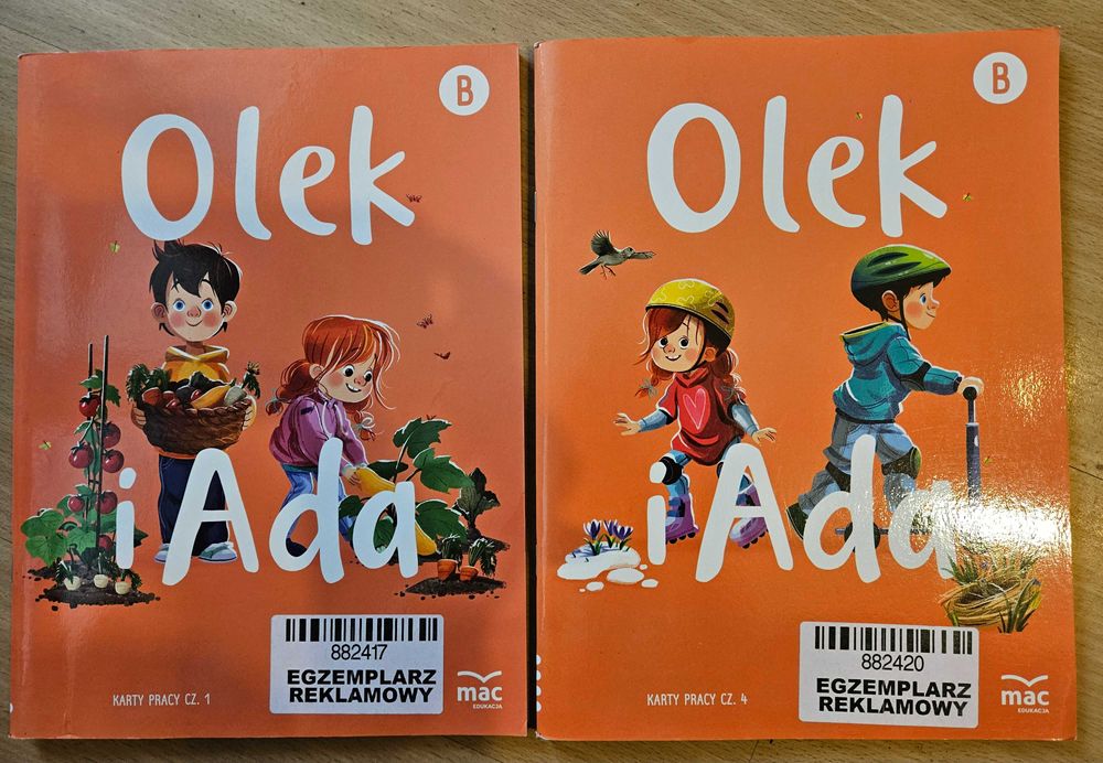 Olek i Ada poziom B. Karty pracy 1 i 4 MAC