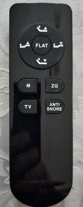 Łóżko z podnoszonym oparciem i strefą nóg, tapicerowane z pilotem 80 x