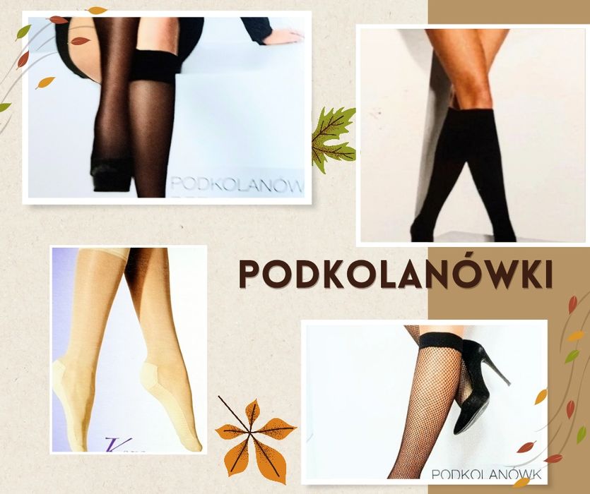Podkolanówki kabaretki