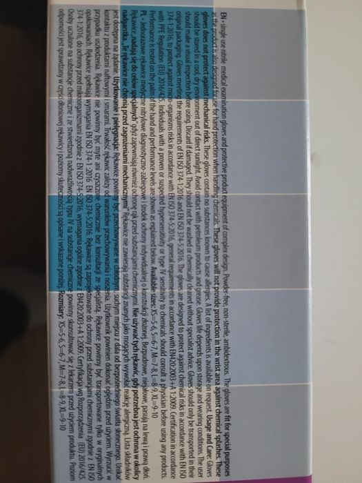 Rekawiczki nitrylowe roz. S 200szt.