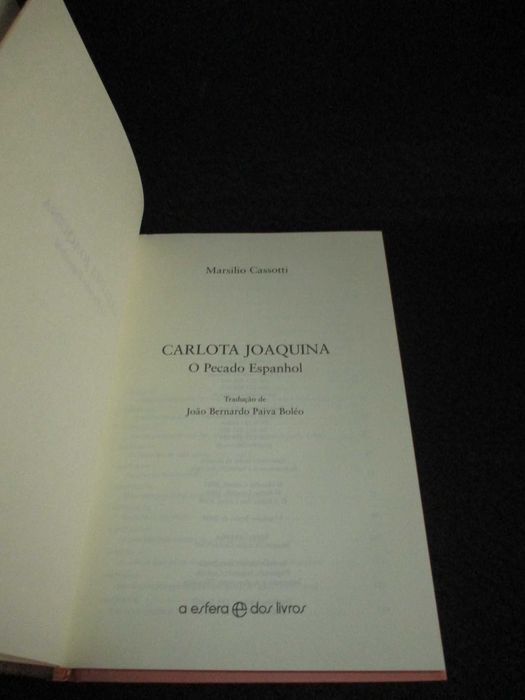 Livro Carlota Joaquina Marsilio Cassotti Capa dura