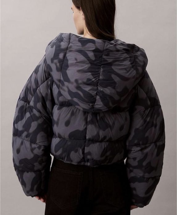 жіночий пуховік  Calvin Klein Print Wrap Puffer