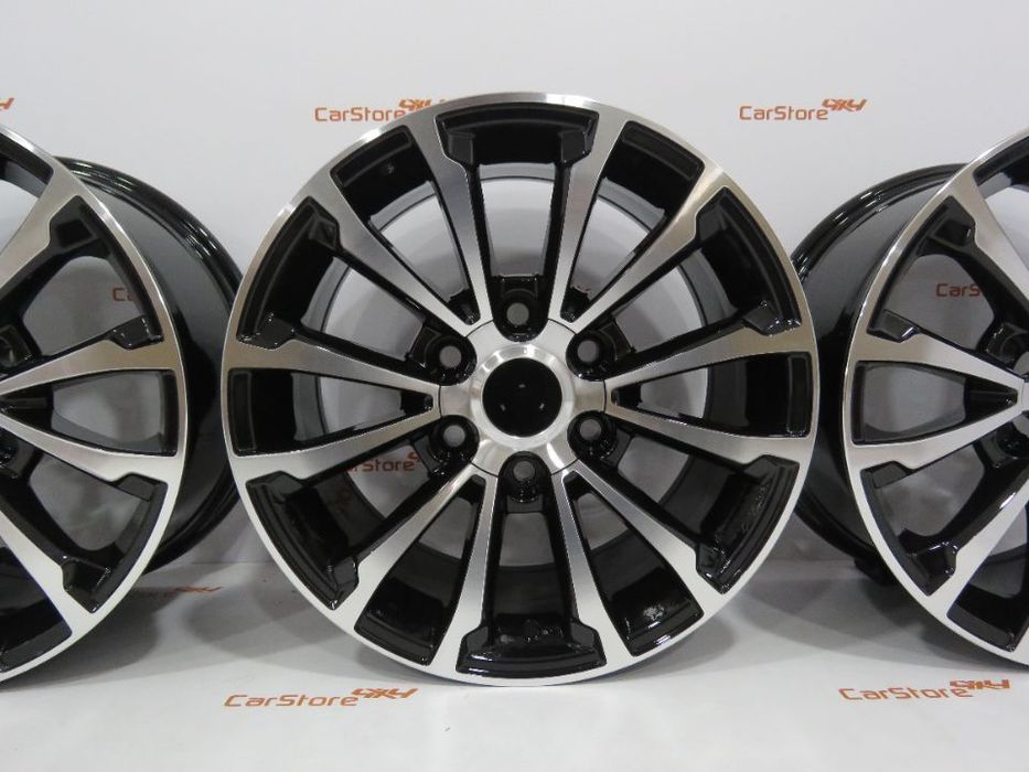 Jantes Look Toyota Hilux Revo 17 x 7.5 et 30 6x139.7 Preto + Polido