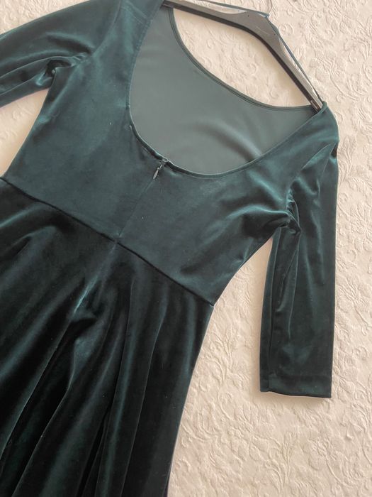 Vestido verde comprido