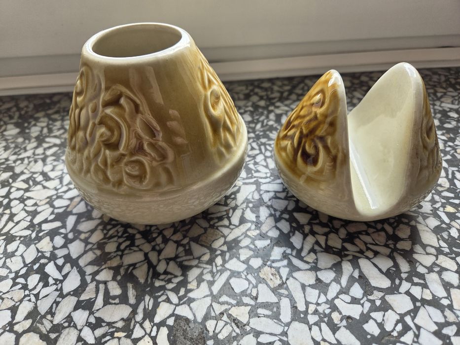 PRL Zestaw wazonik Mirostowice plus serwetnik