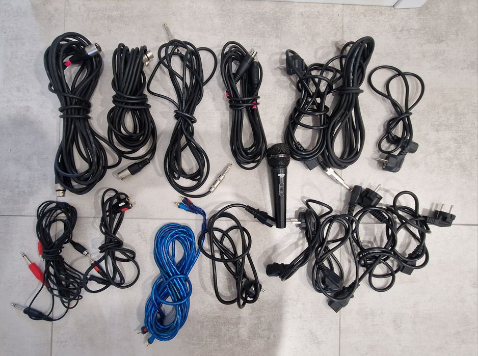 Kabel XLR / Mikrofon / DJ / Kable do nagłośnienia / Cinch