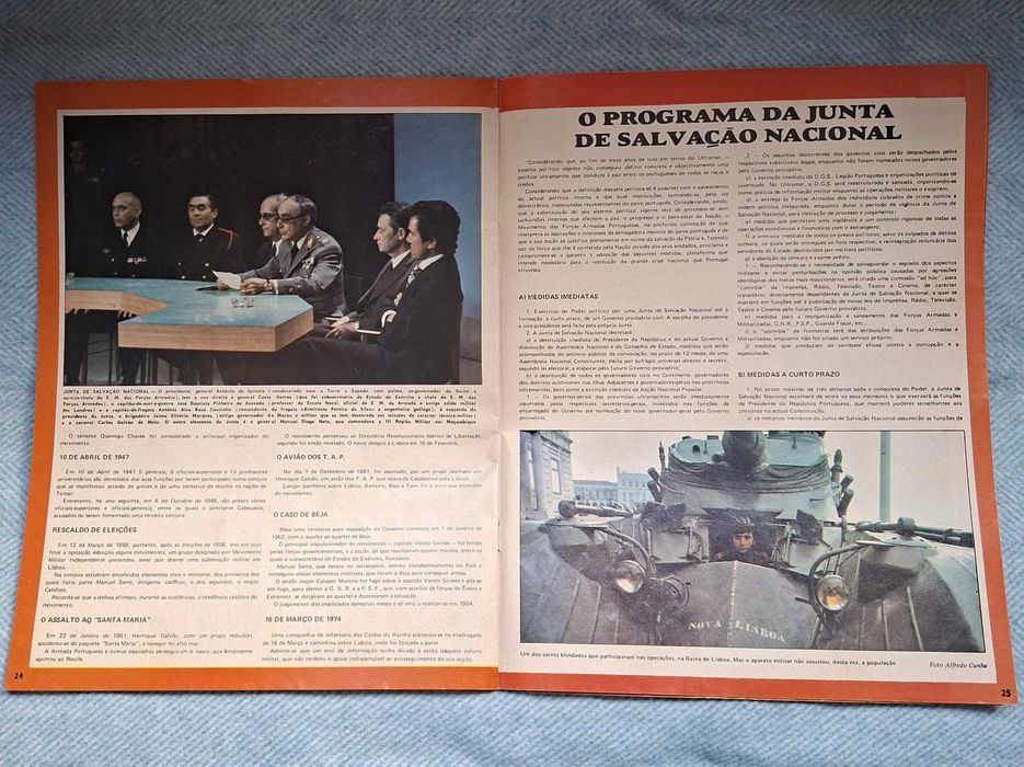 Revista O Século Ilustrado Edição especial de 27/4/1974, O 25 de Abril