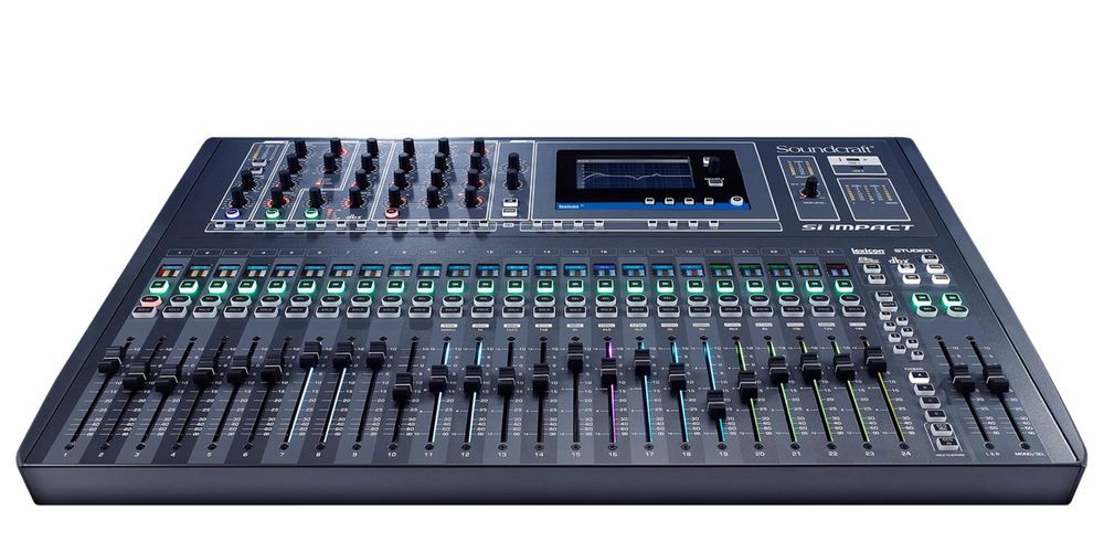 Soundcraft Si Impact — mesa digital em muito bom estado + case
