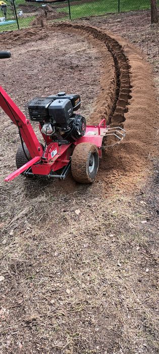 Wykop koparka łańcuchowa