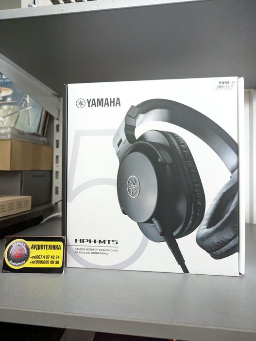 Официал! НОВЫЕ! Наушники Yamaha HPH-MT5. Гарантия!