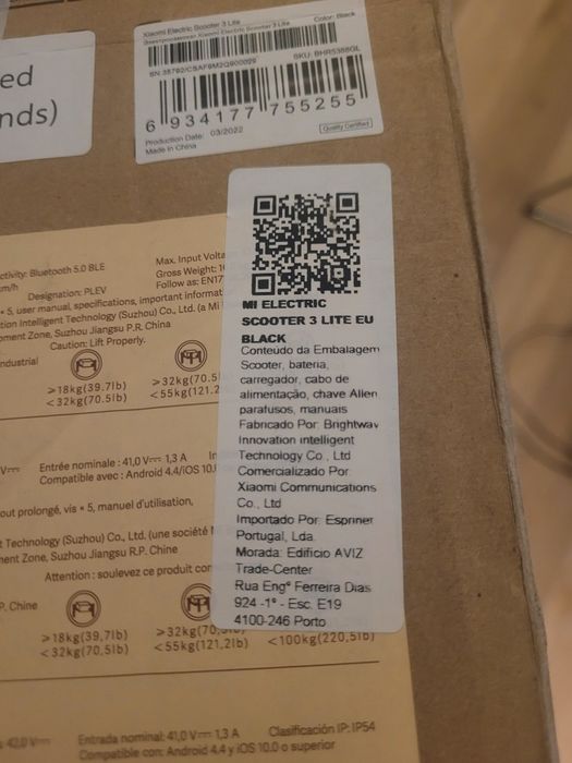 Trotinete Elétrica nova (nunca usada)