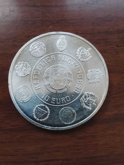 Moeda de 10 Euros de 2010, em prata