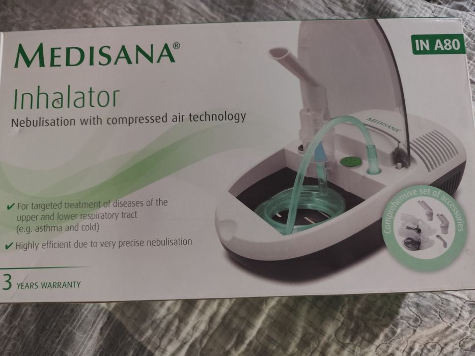 Inhalator Medisana nowy folia