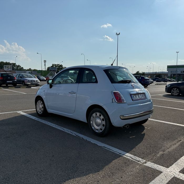 Fiat 500 | Bardzo niski przebieg (136 tys. km) | Garażowany | Serwisowany