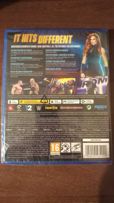 wwe 2k22 Deluxe Edition ps5 Nowa