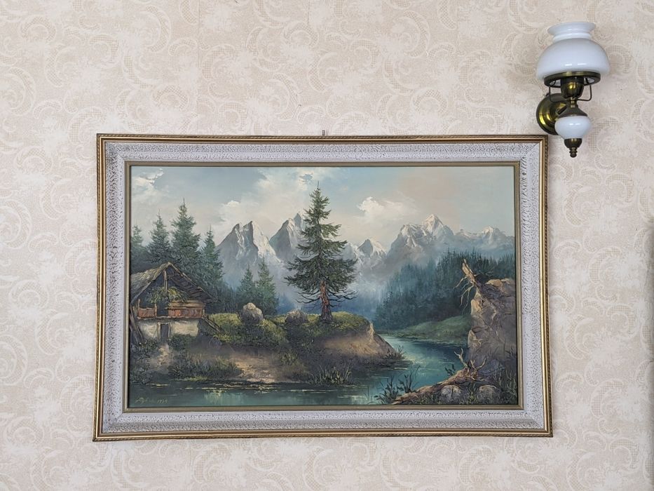 Obraz landszaft z 1979 r.